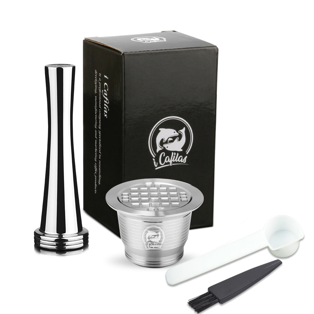 Stainless Steel Reusable Nespresso Refillable Coffee Capsule Pod Filter