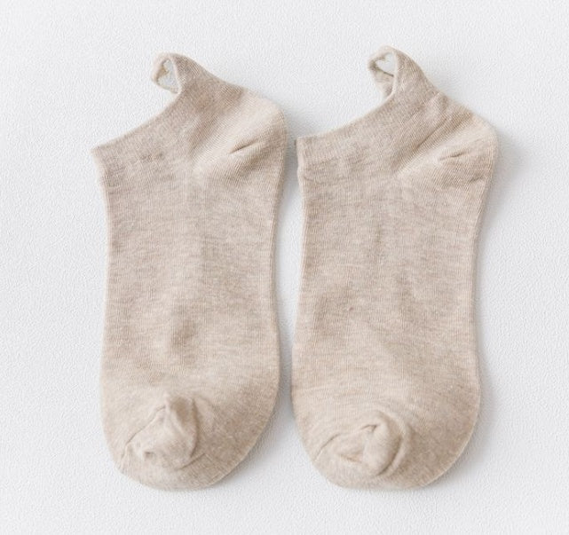 Heart embroidery sock sock casual cotton socks woman