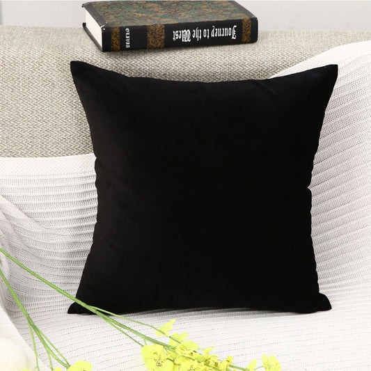 Velvet Solid Color Super Soft Sofa Cushion Children's Room Decoration