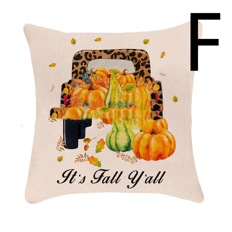 Halloween Pumpkin Series Pillowcase Car Sofa Cushion Cover