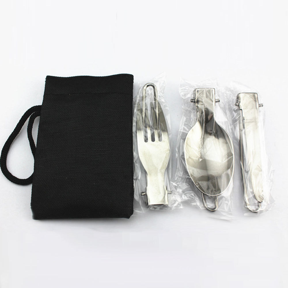 Stainless Steel Outdoor Camping Picnic Tableware