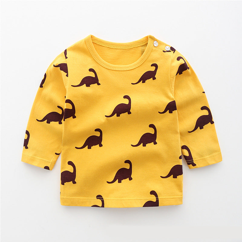 Baby cotton long sleeve T-shirt