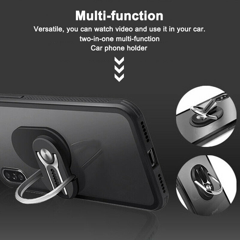 Universal Multipurpose Mobile Phone Holder Car Air Vent Grip Mount Stand Rotation Finger Ring Holder Bracket