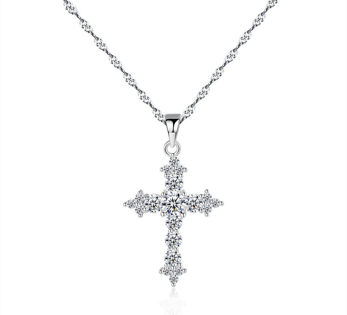 Sterling Silver Cross Necklace