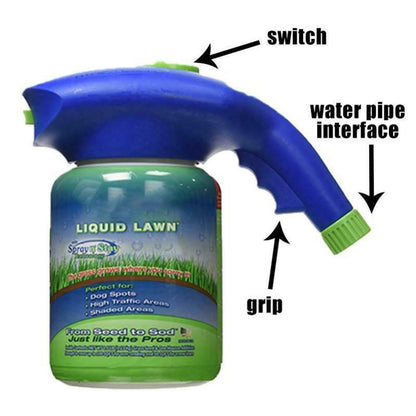 Liquid Lawn System Hydro Foam Professional Household Hydro Seeding Spray Device For Seed Care Garden Tools Home Garden Mousse