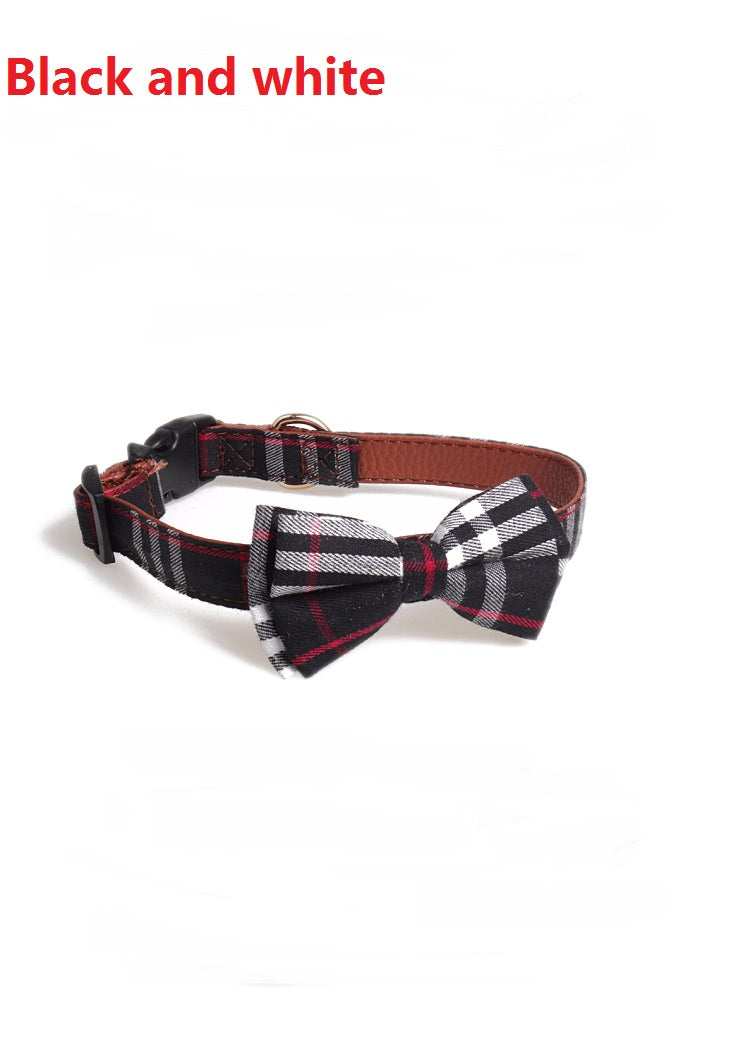 Bowknot traction collar