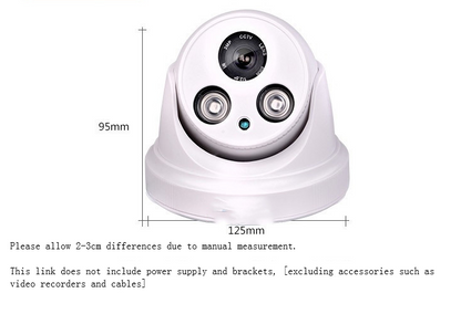 Surveillance camera night vision monitor