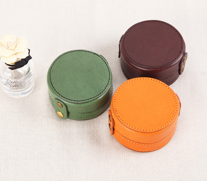 Round coin earphone bag