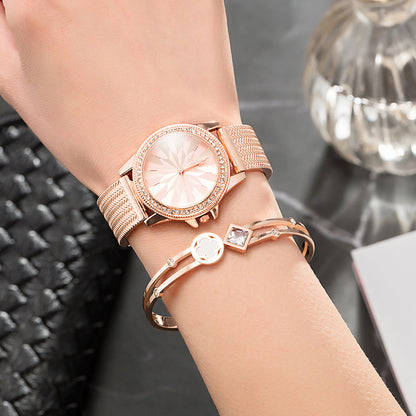 Watch Set Girlfriend Give Ladies Luxury Bracelet Necklace