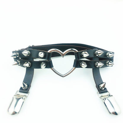 Women's Rivet Punk Garter Ornament