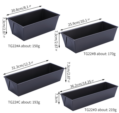 Toast box mould cake mould