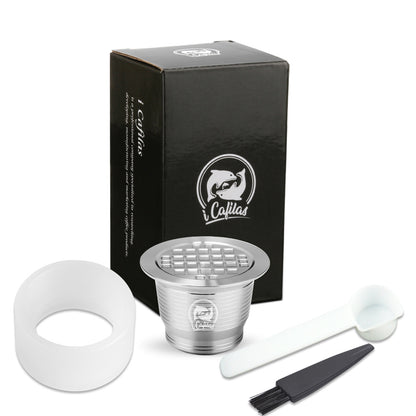 Stainless Steel Reusable Nespresso Refillable Coffee Capsule Pod Filter