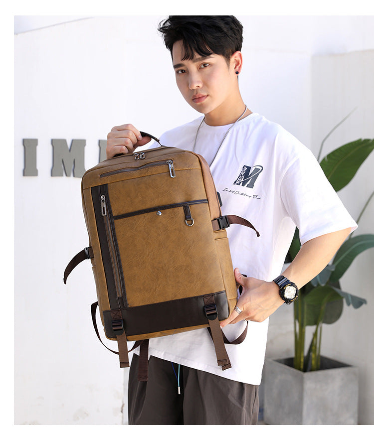 Summer New Trend Backpack Men's Business Travel Backpack Fashion Computer Bag