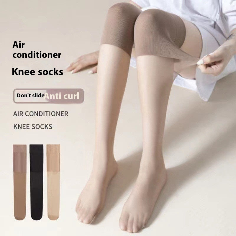 Spring And Summer Thin Air Conditioning Kneelet Socks Stockings Women's Anti-snagging Durable