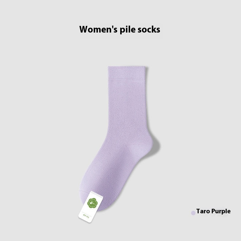 Spring And Summer Thin Anti-Pilling Pure Cotton Women's Socks Sweat-absorbent Breathable