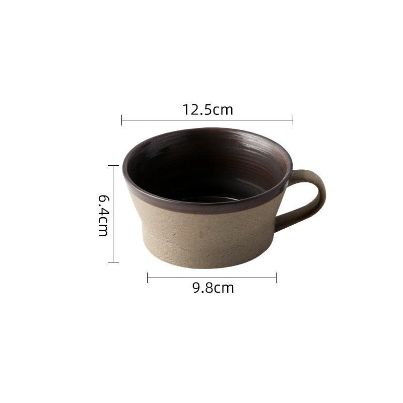 Stoneware coffee cup