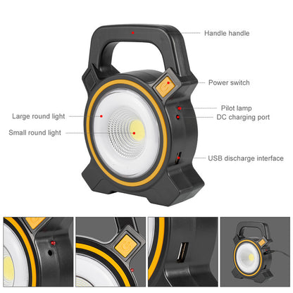 COB work emergency portable lamp