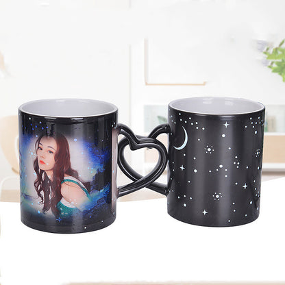 Customized Coffee Cup Creative Color Change Mug Ceramic Cup