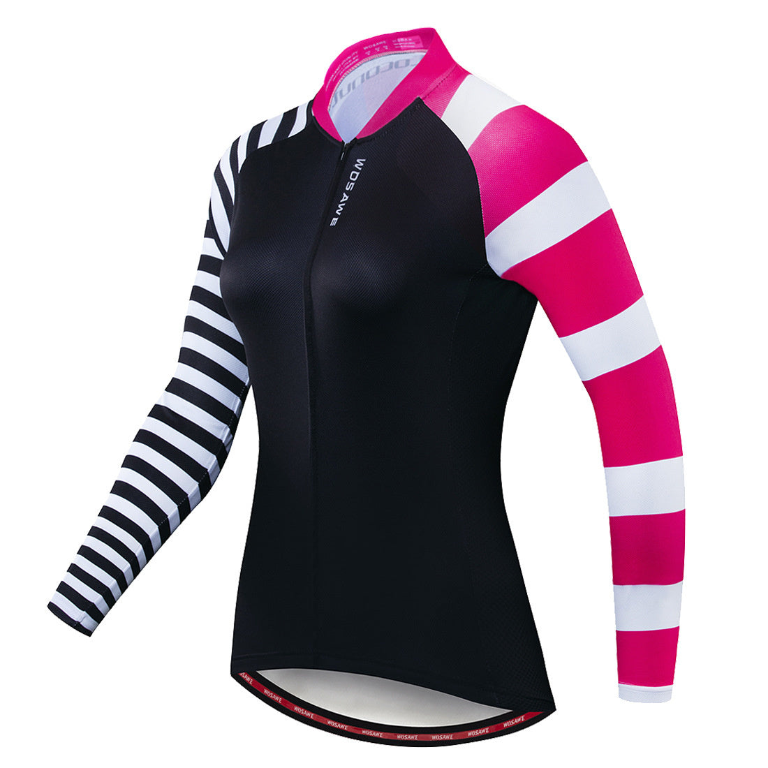 Bicycle jersey absorbs sweat and dries quickly