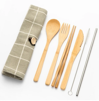 Chopsticks spoon bag travel cutlery bag