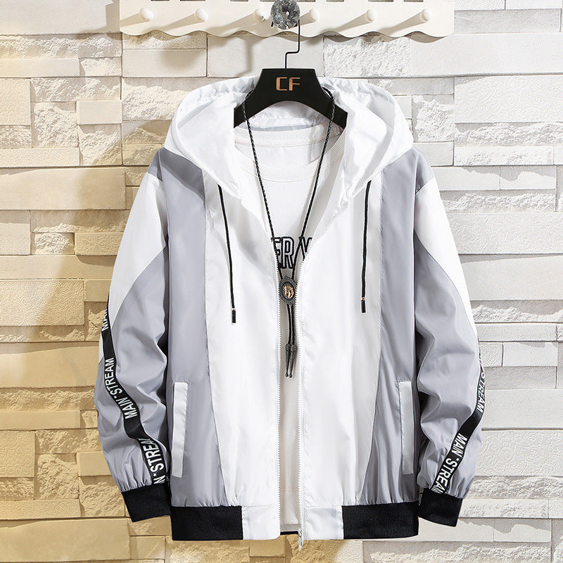 Korean Version Of The Trend Handsome Jacket Men's Spring And Autumn Casual Clothes