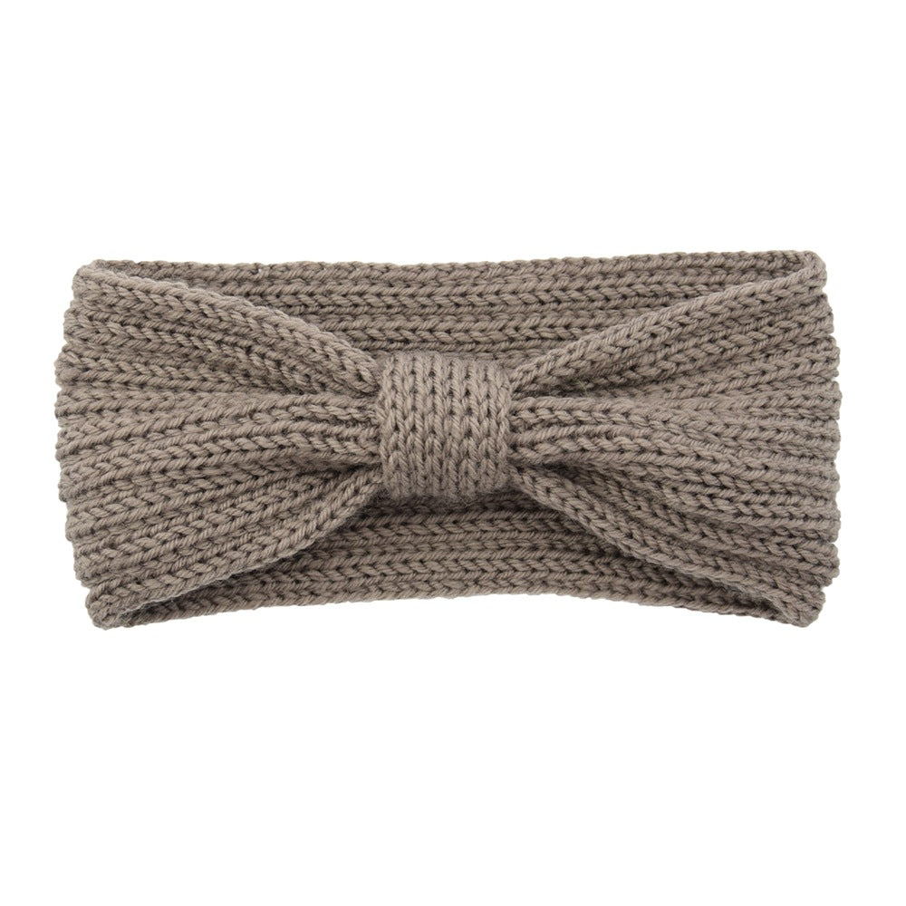 European and American flat stitch bow headband