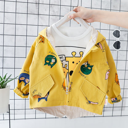 Radish printed children jacket