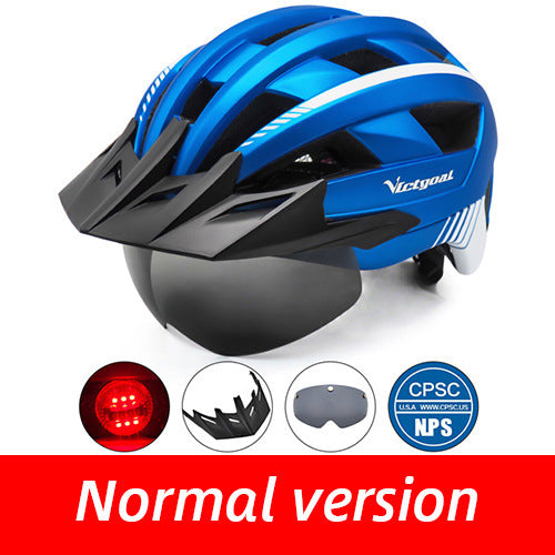 Driving helmet LED USB rechargeable bicycle helmet