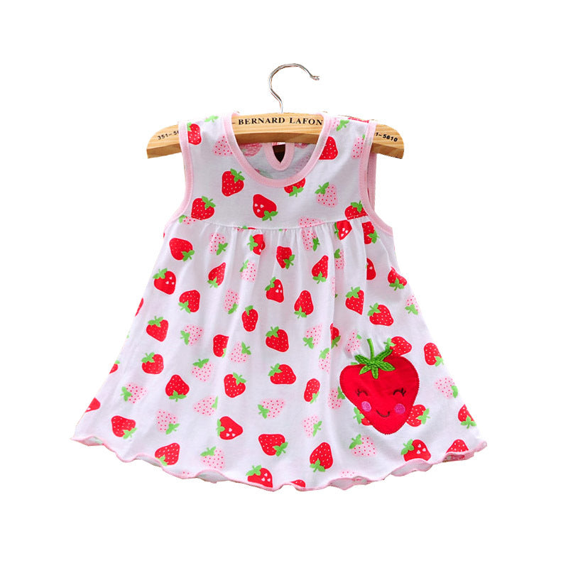 0-1 years old baby dress dress baby skirt cotton original skirt