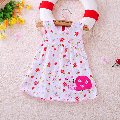 0-1 years old baby dress dress baby skirt cotton original skirt