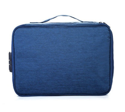 Multifunctional travel document storage bag