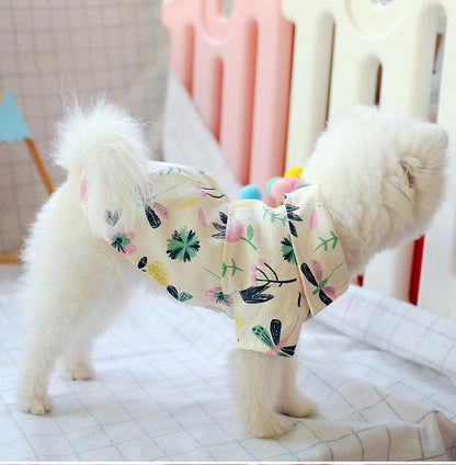 Small dog than the bear pomei thin summer cute shirt