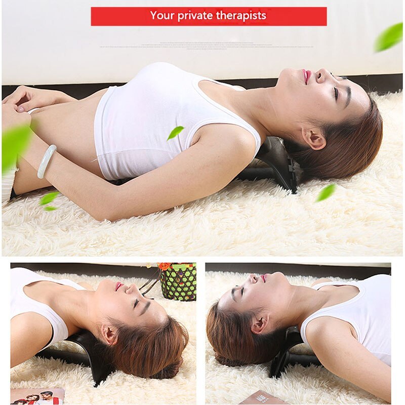 Neck Massage Cervical Traction Pain Relief Posture Corrector Acupressure