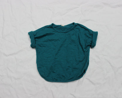 T-shirt slub cotton casual top