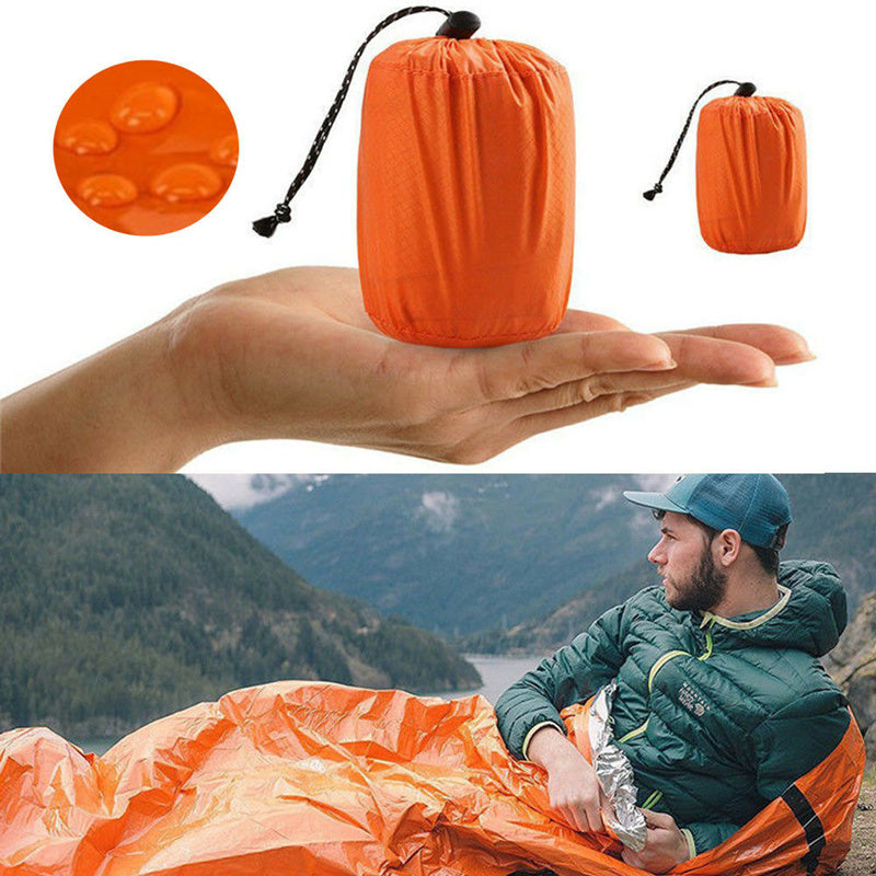 Reusable Emergency Sleeping Bag Thermal Waterproof Survival