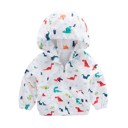 Children's cartoon dinosaur jacket