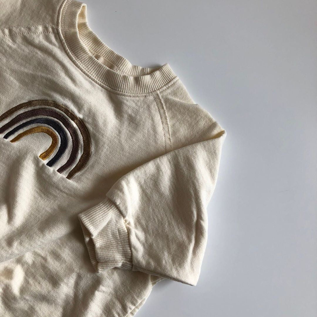 Rainbow series baby romper