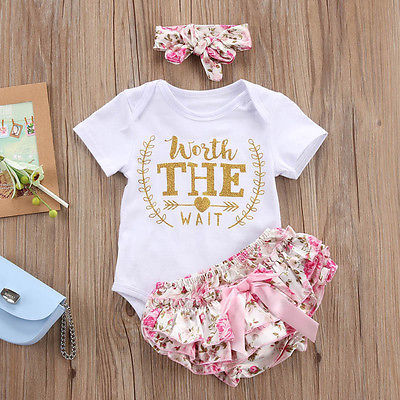 Baby girl summer suit