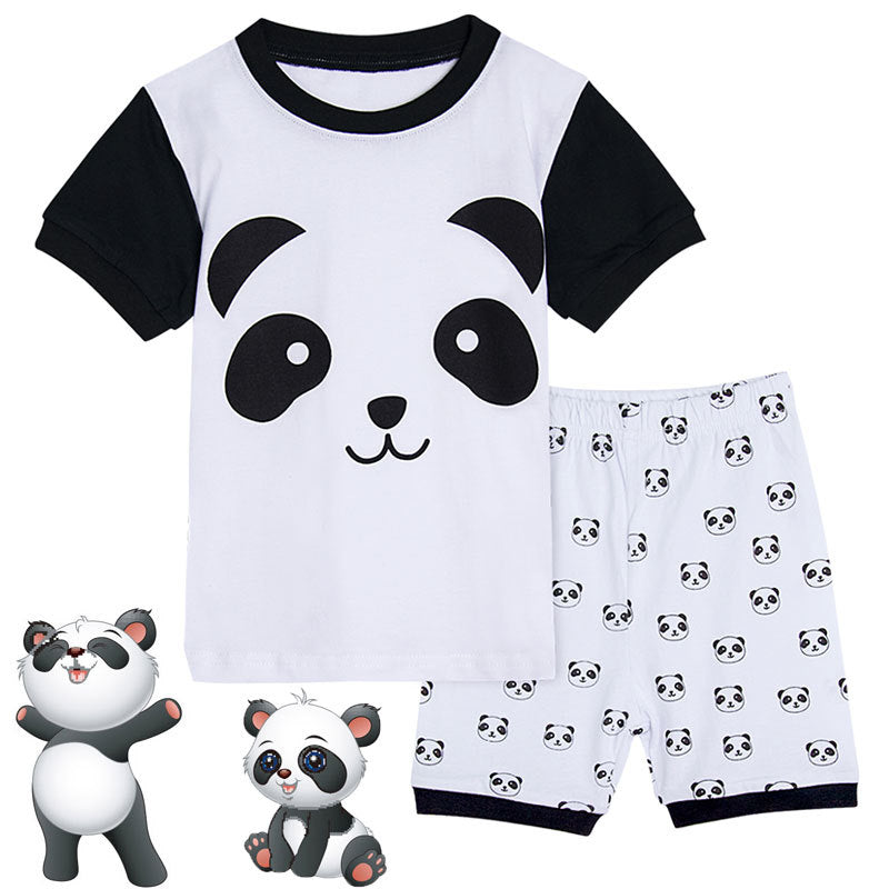 Cute panda summer pajamas