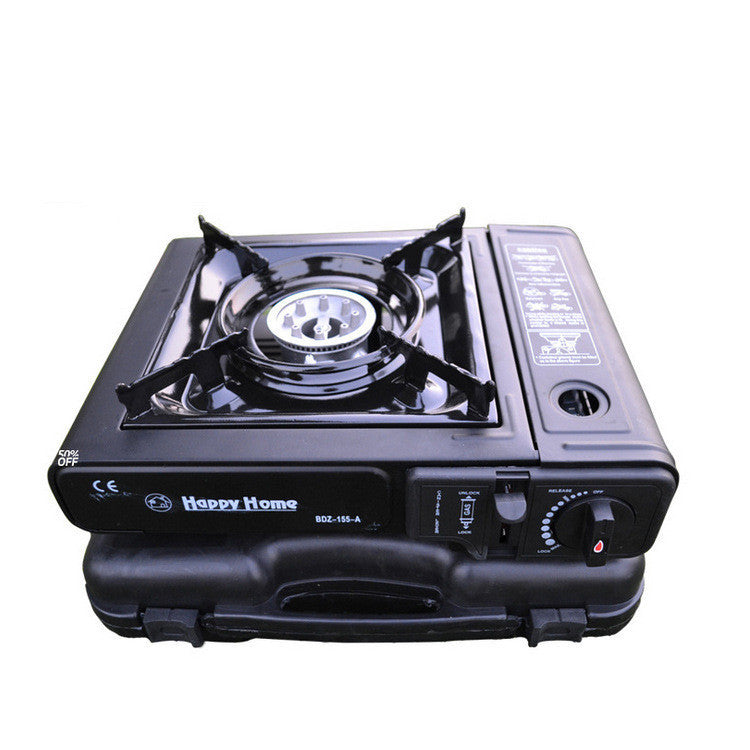 Outdoor windproof portable cassette stove