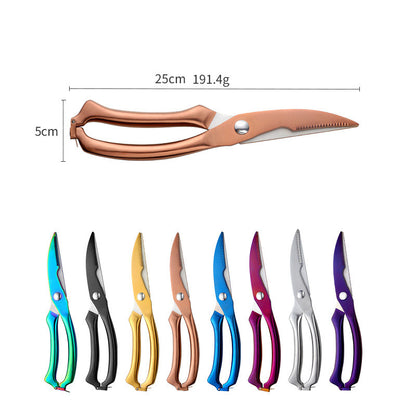 Stainless Steel Chicken Bone Kitchen Spring Household Food Scissors