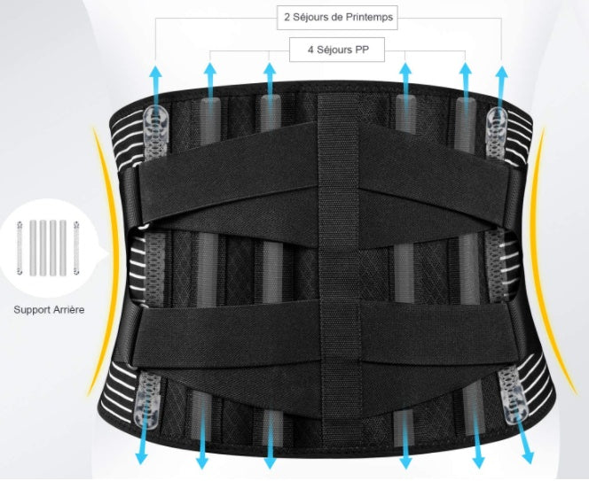 Breathable Abdomen Support Belt Compression Waist Fixed Training Belt