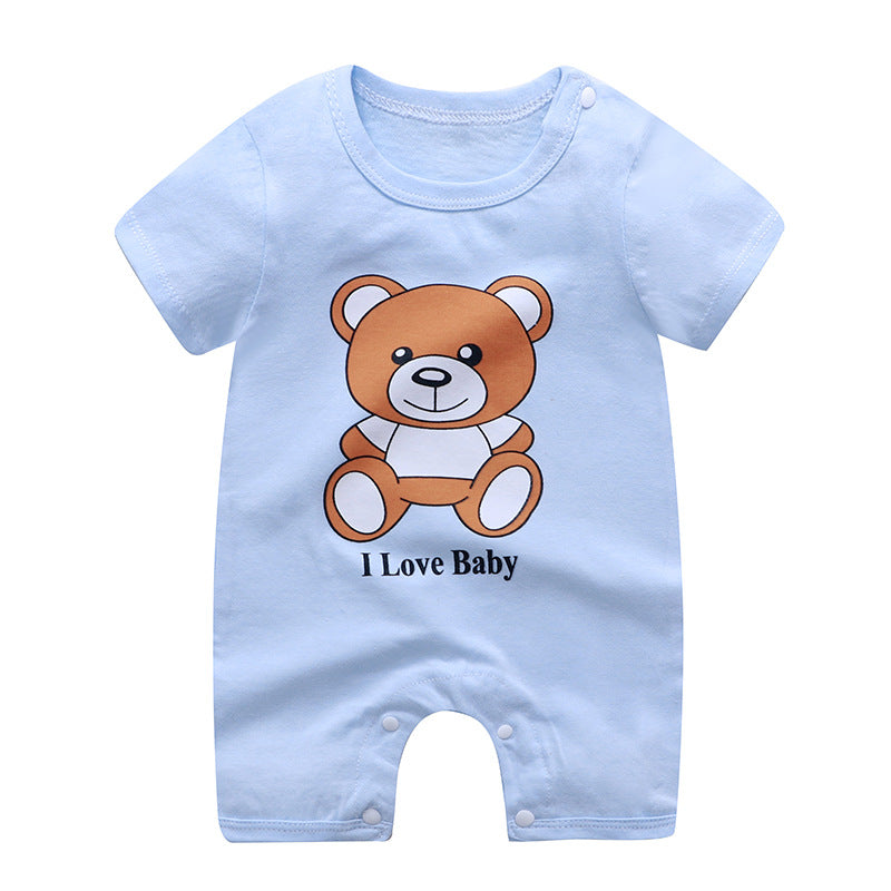 Children's Short-Sleeved Baby Romper Jumpsuit Romper