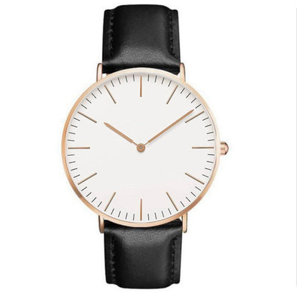 Quartz Large Dial Women's Simple Belt Watch