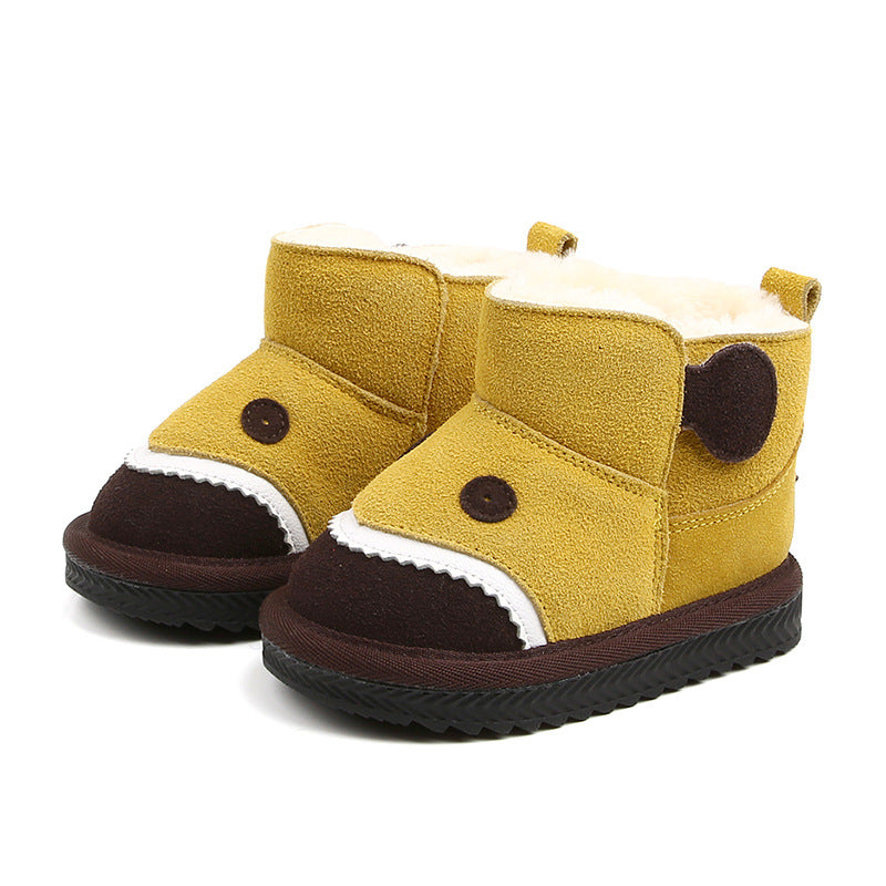 Winter children's snow boots