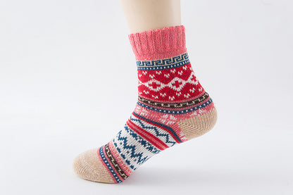 Warm women's rabbit wool socks, wool socks