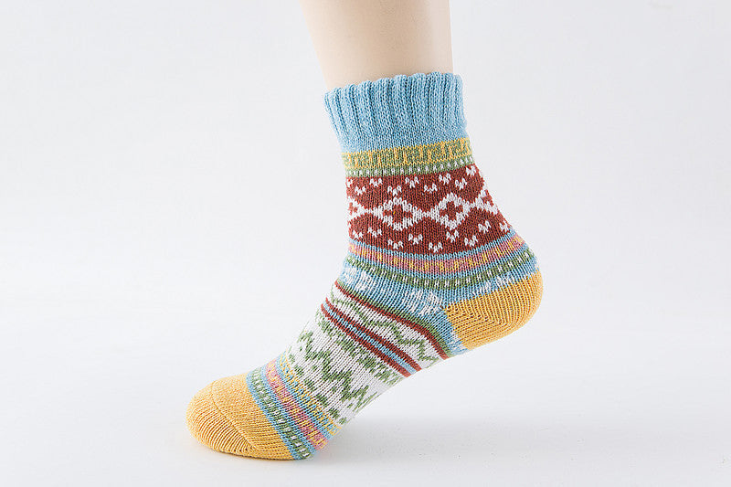 Warm women's rabbit wool socks, wool socks