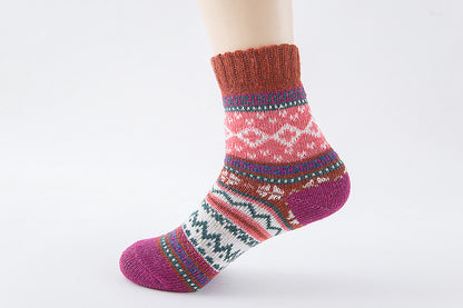 Warm women's rabbit wool socks, wool socks