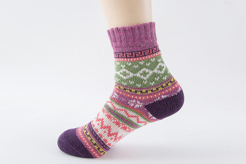 Warm women's rabbit wool socks, wool socks