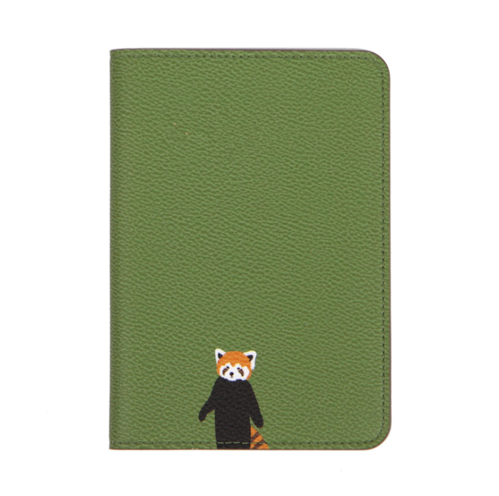 Korea cute animal and plant travel passport holder short passport set multi-function travel document package